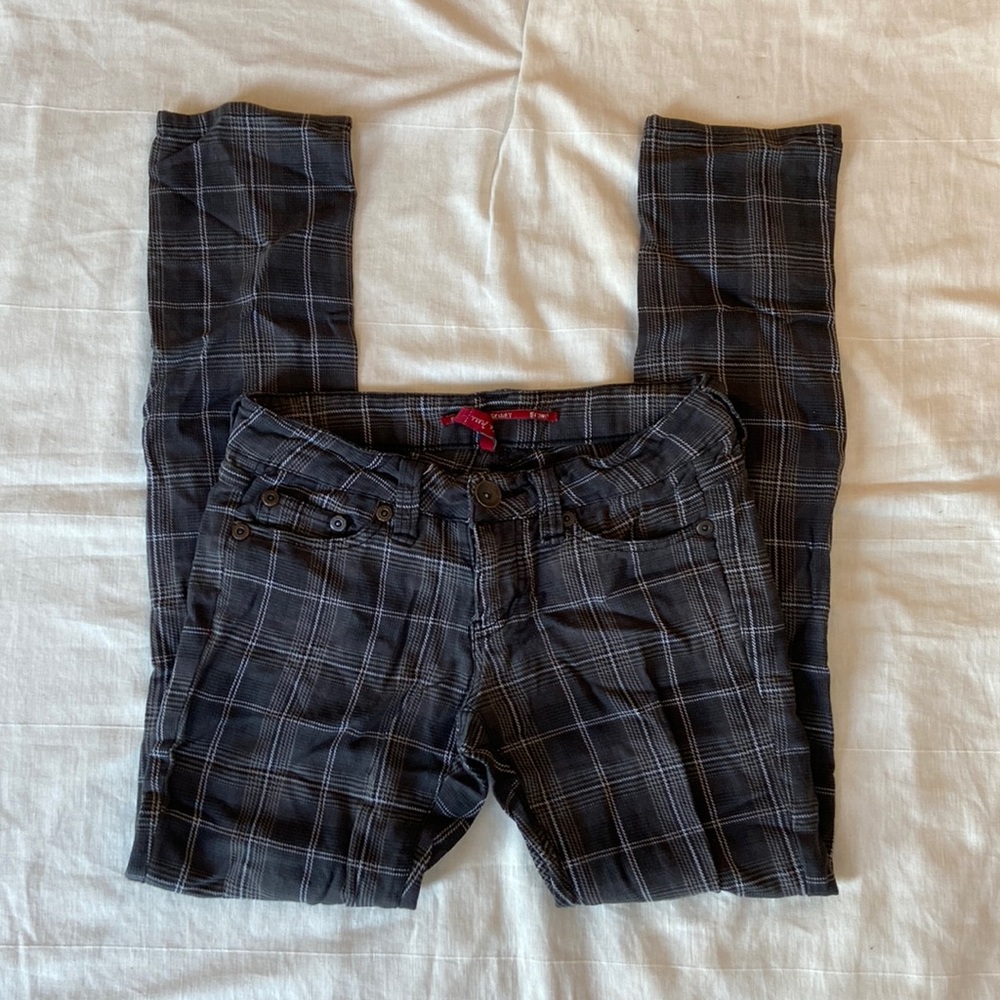 (1) VTG Highway Jeans Plaid Pants